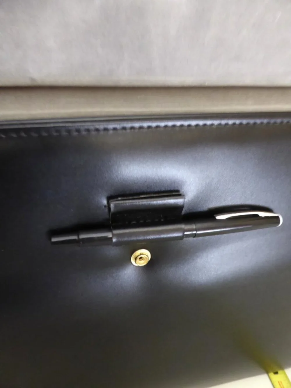 VINTAGE FAUX LEATHER DOCUMENT ENVELOPE FOLDER FILE ORGANIZER BUSINESS CASE